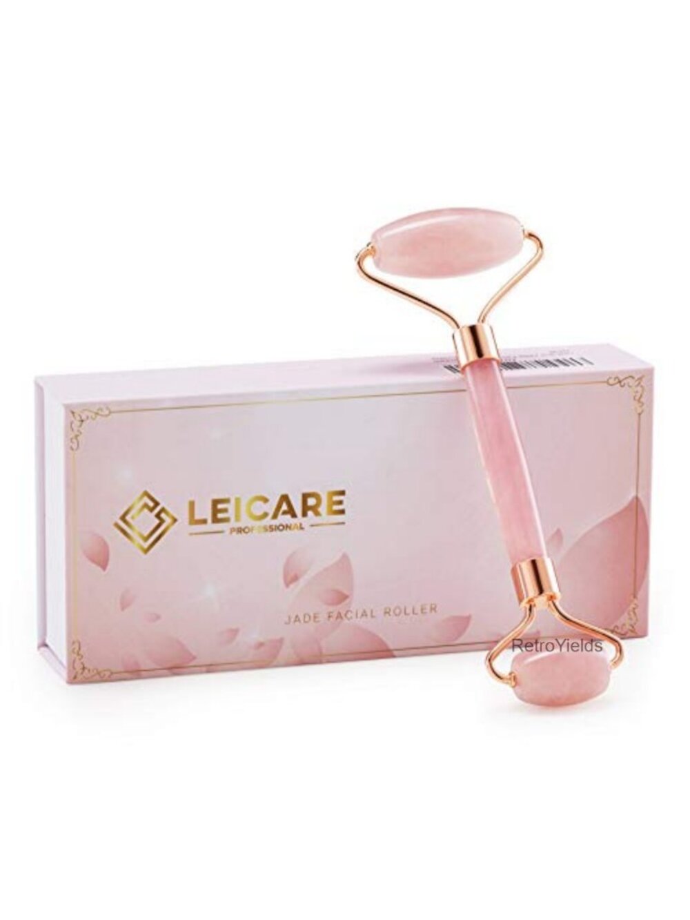 Rose Quartz Face Roller Jade Facial Massager Skin Care Tool